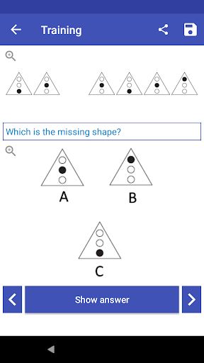 IQ Test & Training Screen 3