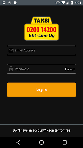 Taksi EHT Screen 3