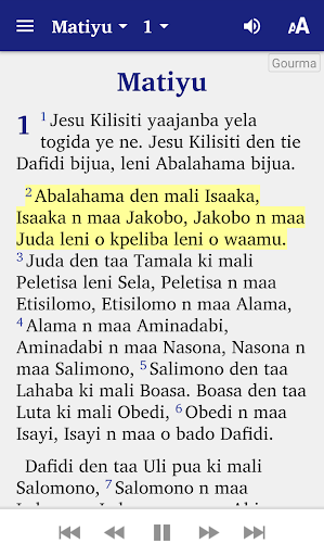 Bible Gourma Screen 3