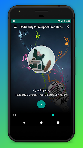 Android application Radio City 2 App UK FM Online screenshort