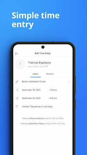 Werx FieldApp Screen 3