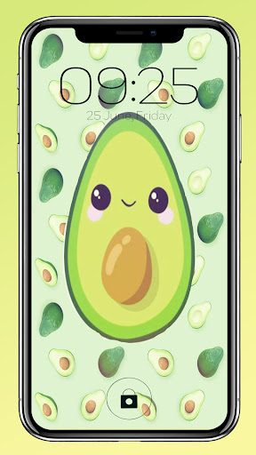 Cute Avocado Wallpaper Screen 3