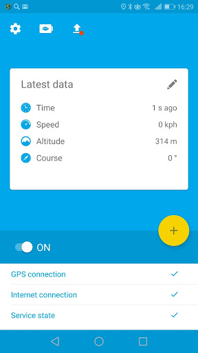 Android application Mobile GPS screenshort