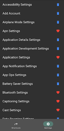 Quick Settings Screen 2