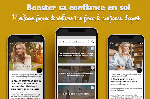 Android application Booster sa confiance en soi screenshort