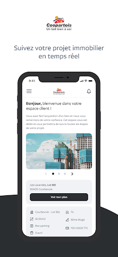 Android application MY COOPARTOIS screenshort