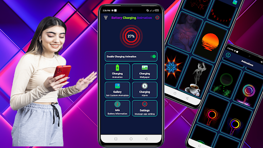 Android application Battery Charging Animation screenshort