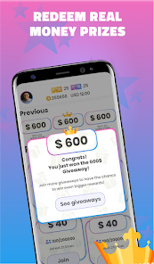 Imagem do app Giveaways and scratch cards