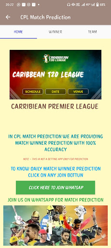 CPL Match Prediction Screen 2
