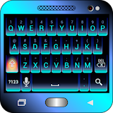 Techno Blue Elegant~Keyboard theme icon