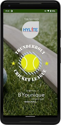 Android application Thunderbolt Cricket League screenshort