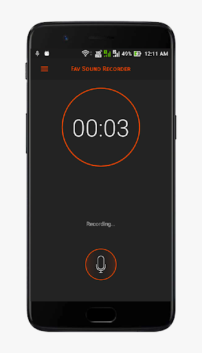 Android application Fav Sound Recorder screenshort
