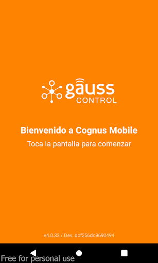Gauss Control Screen 2
