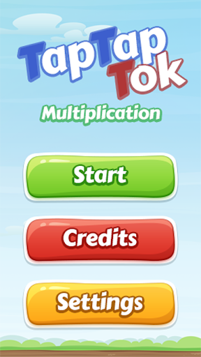 Android application TapTapTok Multiplication screenshort