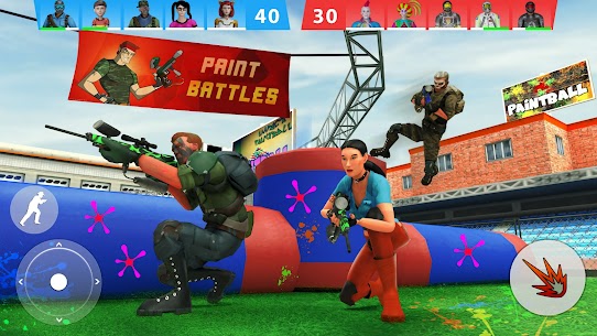 Juego de disparos de paintball 3D MOD APK (Dinero ilimitado) 1