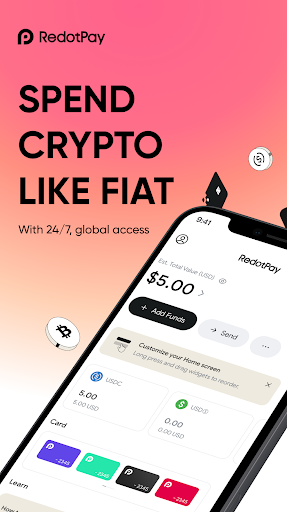 Screenshot of RedotPay: Crypto Card & Pay
