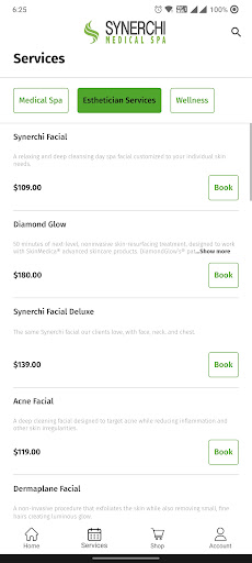 Synerchi Medical Spa Screen 2
