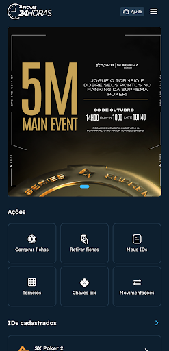 Android application Fichas 24 horas screenshort