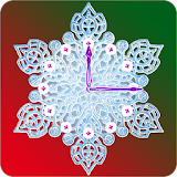 Crystal Snow Clock icon
