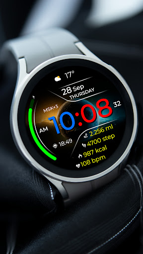 Digital TUMIX Cosmic Watchface Screen 2