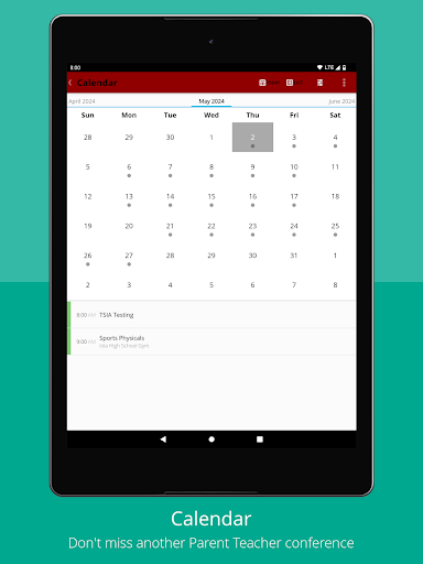 Android application Iola ISD screenshort