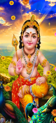 Android application Lord Murugan Live Wallpaper screenshort