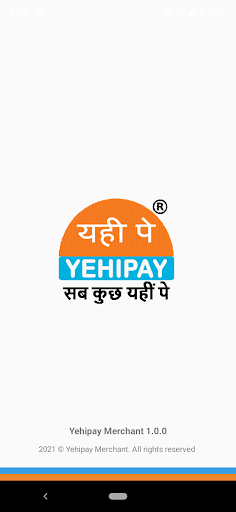 Android application Yehipay Merchant screenshort