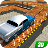 Classic Cars: Real Drive Simulator Parking Game 3D icon