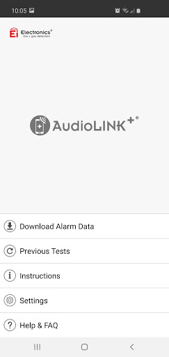 Android application Ei Electronics Audiolink+ screenshort
