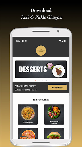 Android application Roti & Pickle Glasgow screenshort