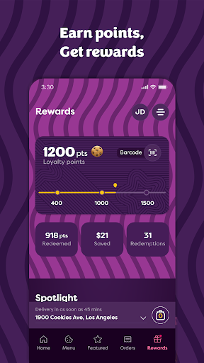 Insomnia Cookies Screenshot 1 - AppWisp.com