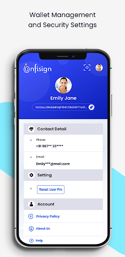Infisign OpenID Wallet Screen 3