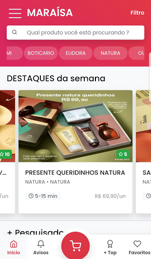 Android application Maraisa Varaschin screenshort