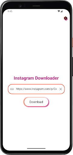 Android application دانلود از اینستاگرام 2024 screenshort