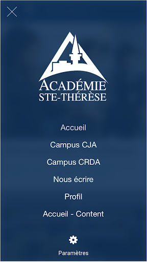 Android application Académie + screenshort