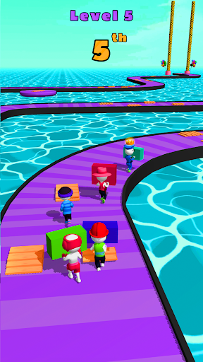 Racing Guys On Stumble Way