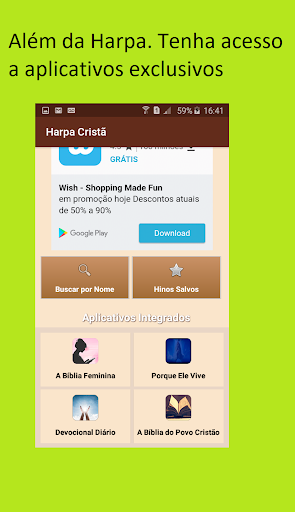 Android application A Harpa Cristã screenshort