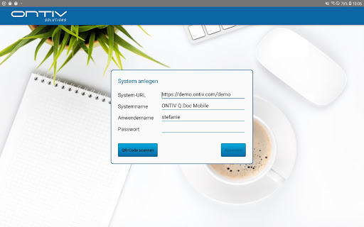 ONTIV Q.Doc Mobile Screen 2