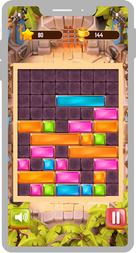 Android application Block slider - block puzzle screenshort