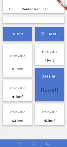 Duct Surface Area Calculator Screen 3
