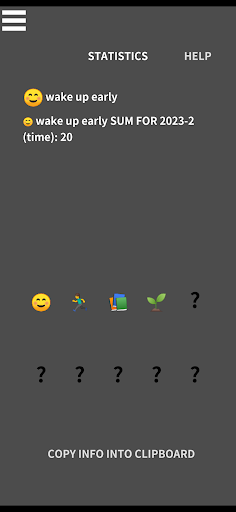 Sticker Calendar Screen 3