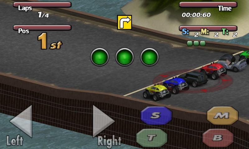 Android application Time to Rock Racing screenshort