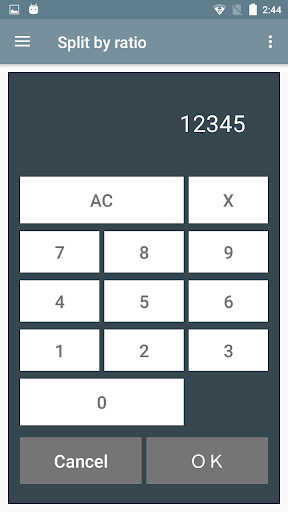 Ratio Calculator Screen 3