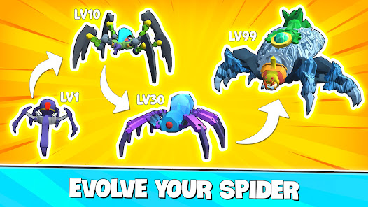 Spider Evolution : Runner Game 0.4.0 APK + Mod (Unlimited money) untuk android