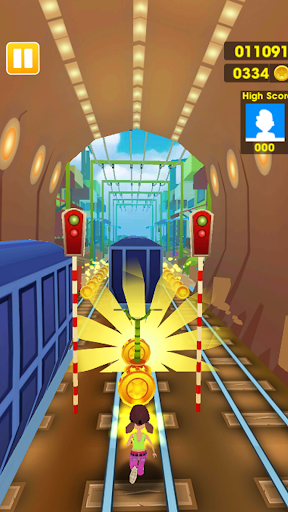 Android application Subway Runner 3D screenshort