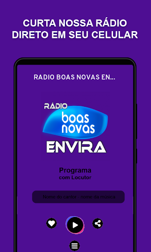 Android application Rádio Boas Novas Envira screenshort