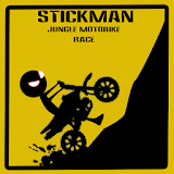 stickman jungle motobike race icon