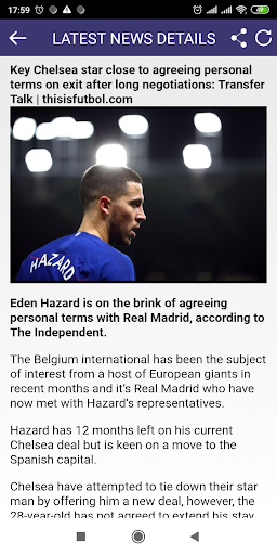Breaking News for Real Madrid Screen 2