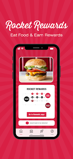 Android application Eddie Rocket’s Rewards App screenshort