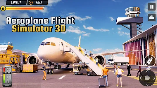Máy bay mô phỏng chuyến bay 3D